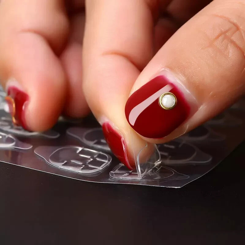 120 Adhesive Tabs Double-Sided Stickers for False Fake Nail Tip Glue Tape GB