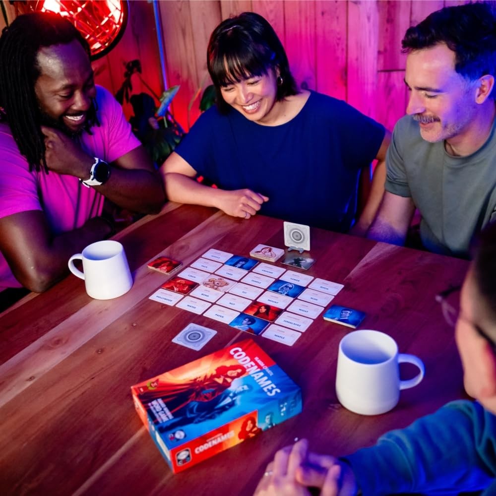 CGE Codenames Board Game (2nd Edition) The Top Secret Word Blue and White