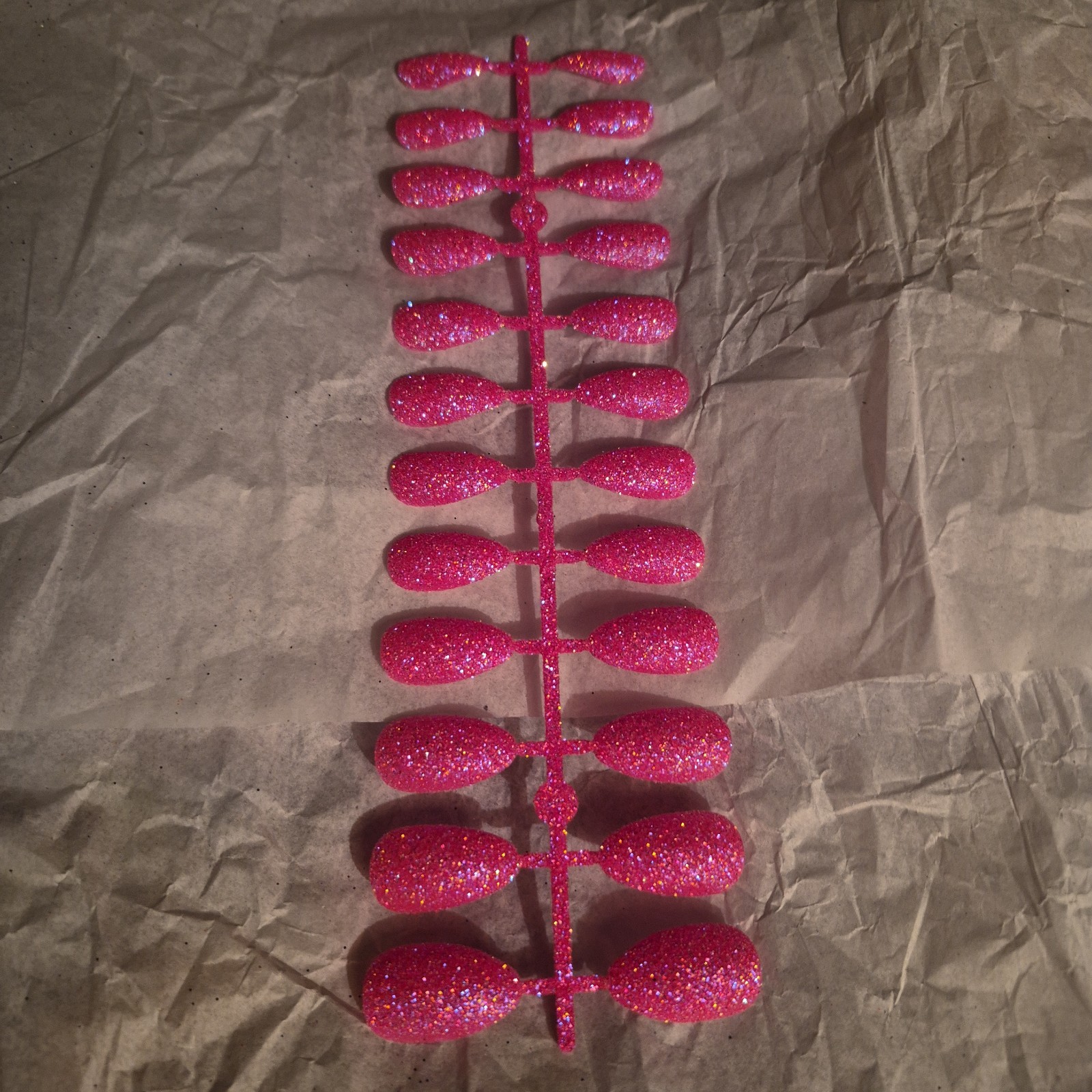 Stick On Glitter Nails See Pics And Description