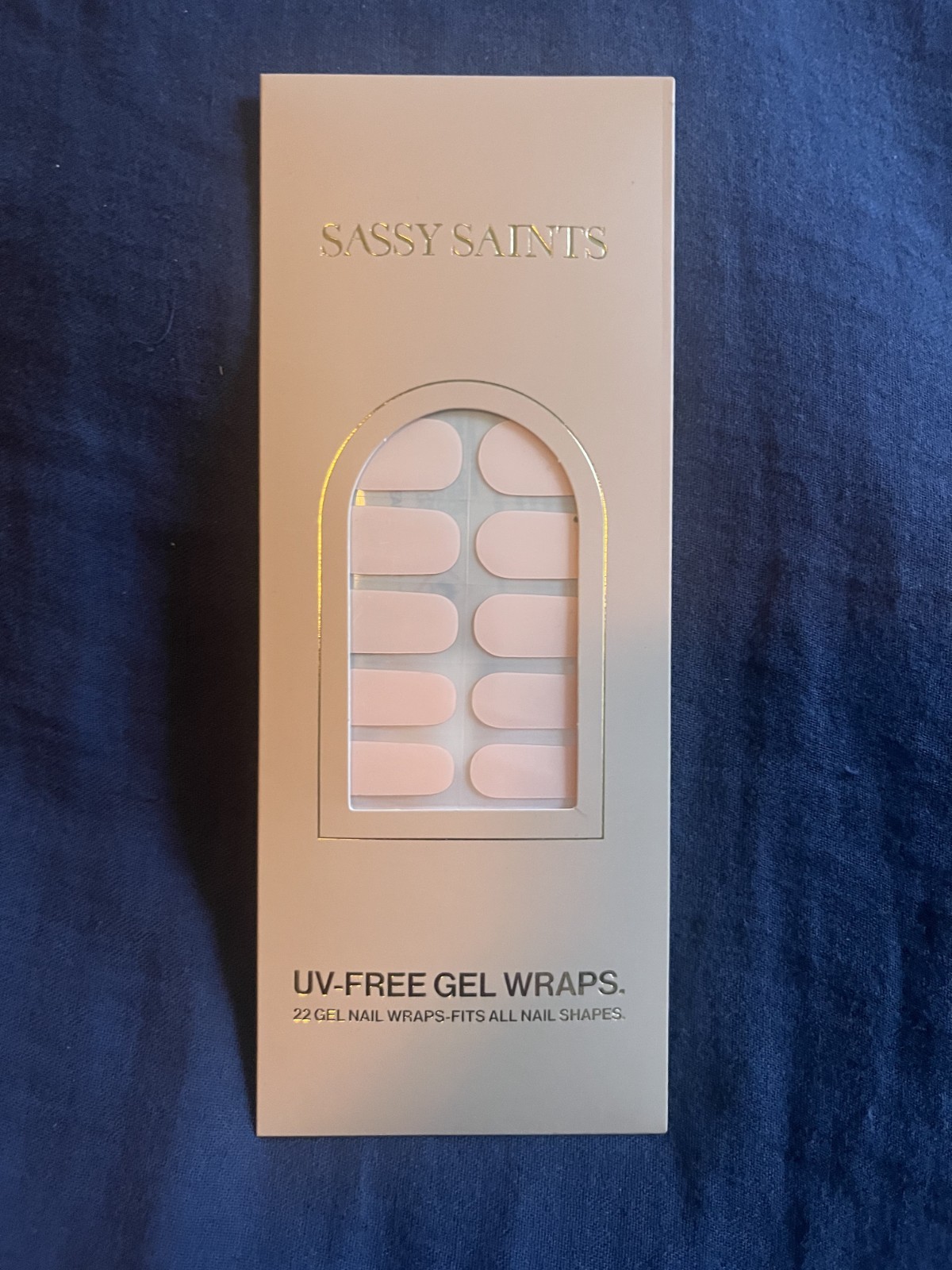 Sassy Saints UV Free Gel Nail Wraps- NEW Marshmallow Drip