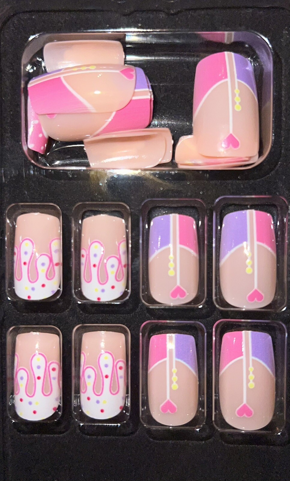 Ice Cream Design Press On Nails