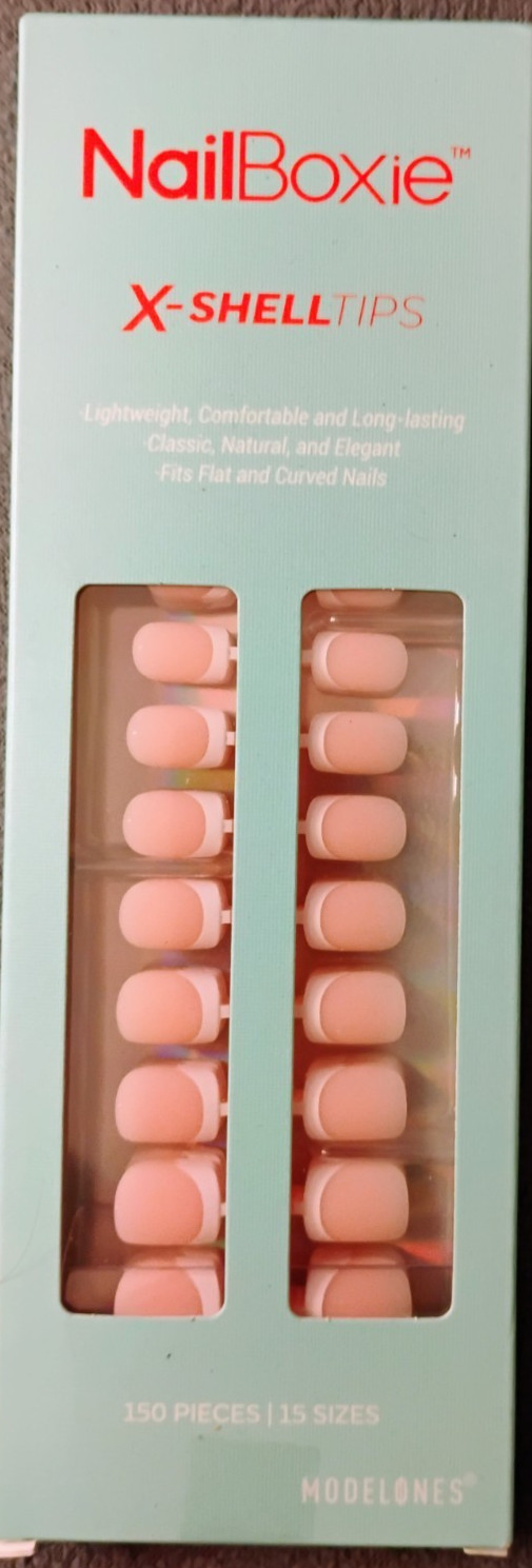 NailBoxie X-ShellTips Lightweight, comfortable and long-lasting, 150 pieces.