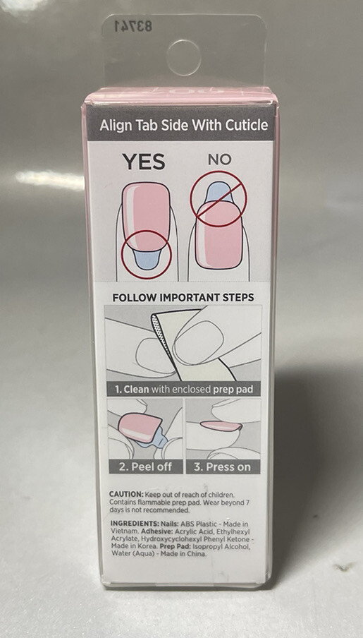 Kiss Pick Me Pink imPRESS Color Press-On Manicure 30 per pack Press On
