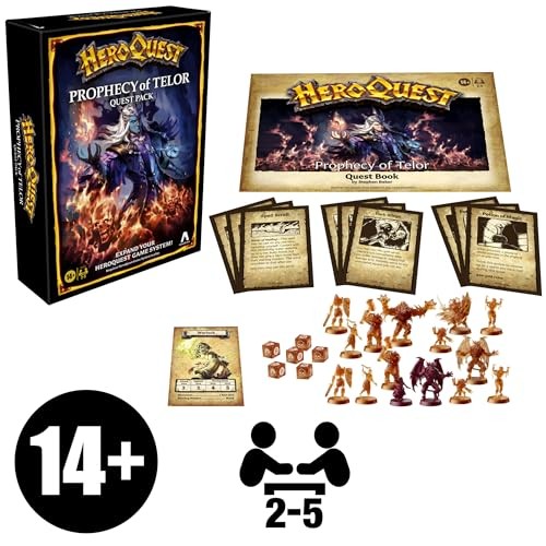 Avalon Hill HeroQuest 17.8 cm (W) x 5.5 (L) x 9.37 (H), Multi-color