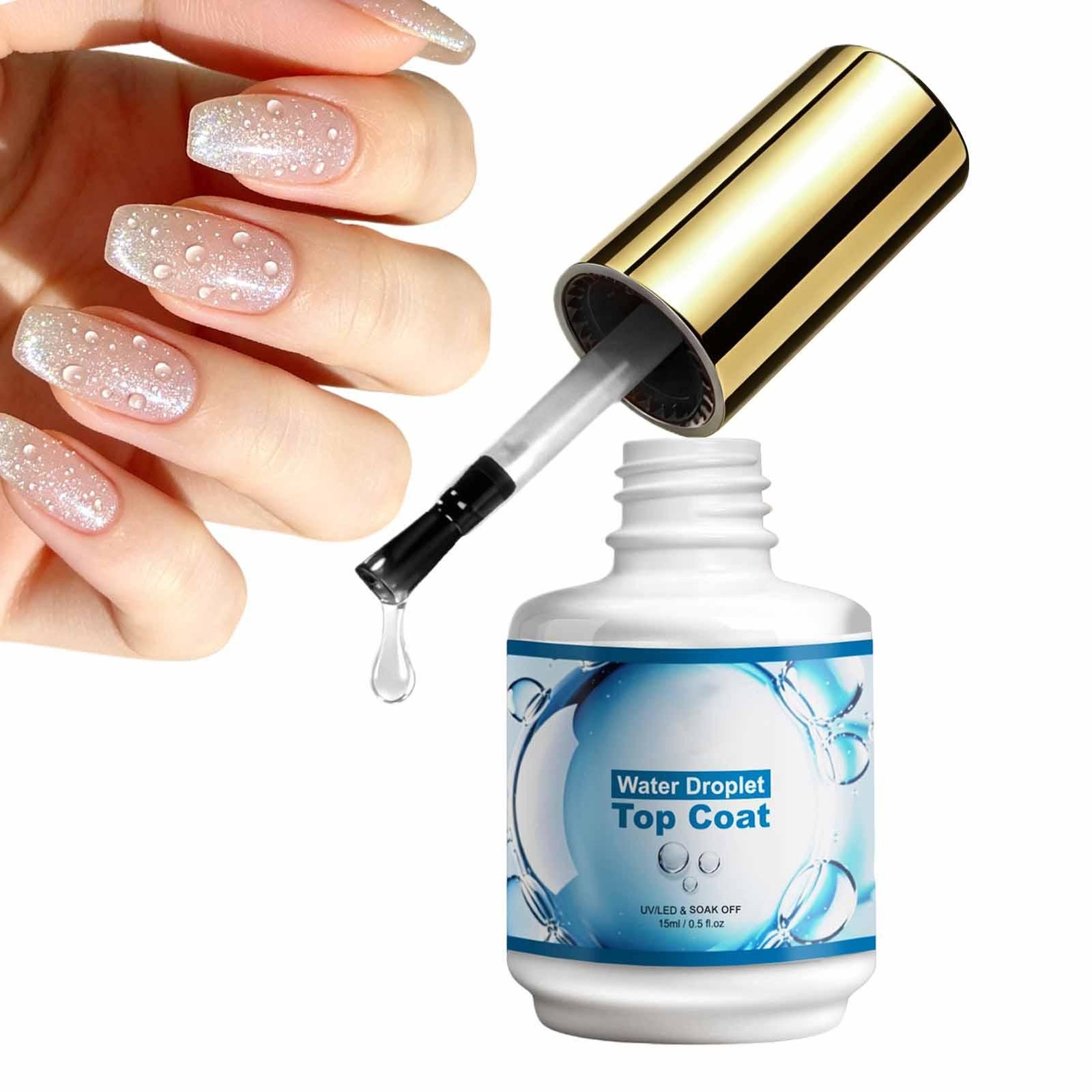 Water Droplet Top Coat Water Drop Gel Nail Polish Clear Sculpting Gel Nail Art