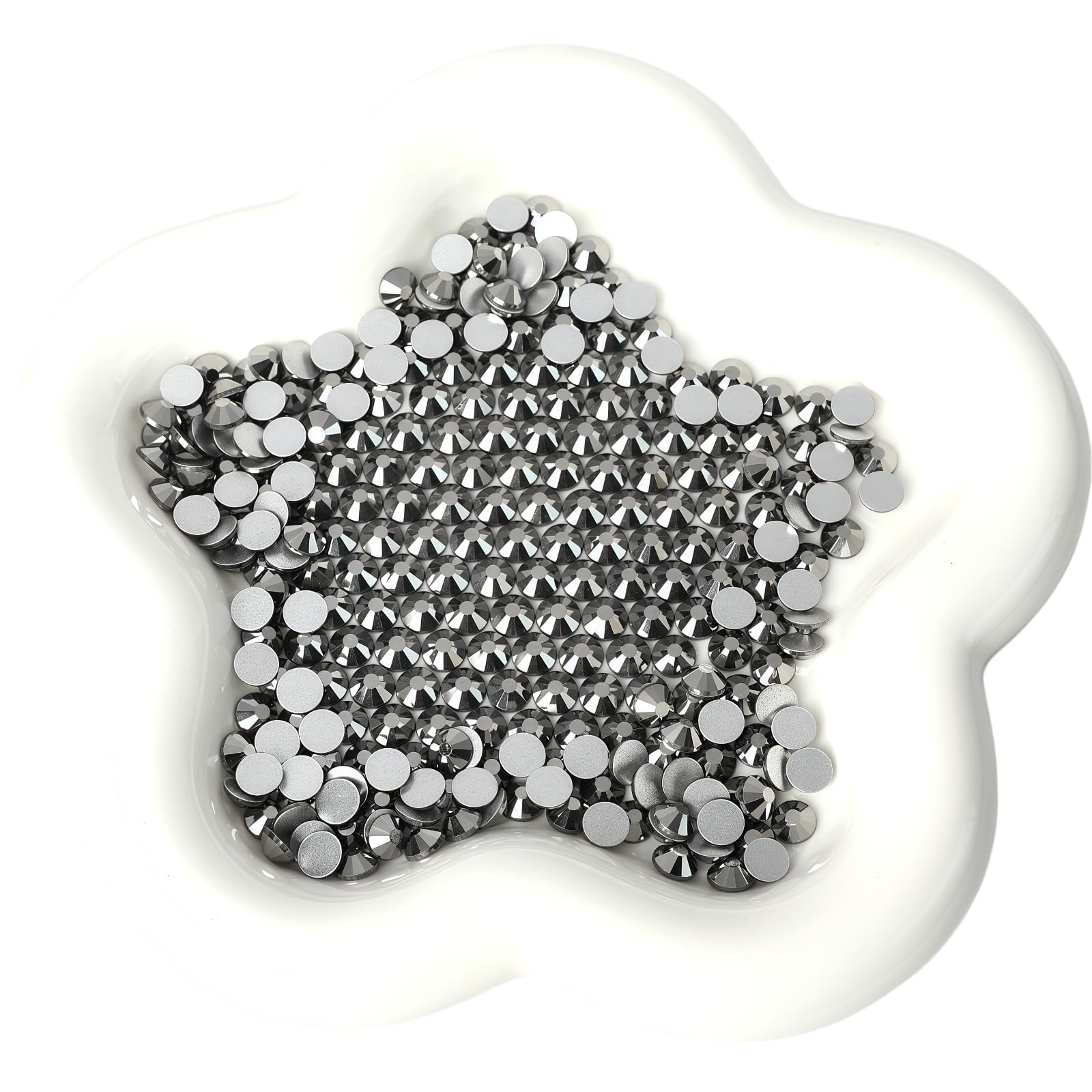 Diamonland Flatback Glass Crystal Rhinestones Rounds Gems for Bedazzling Nail…