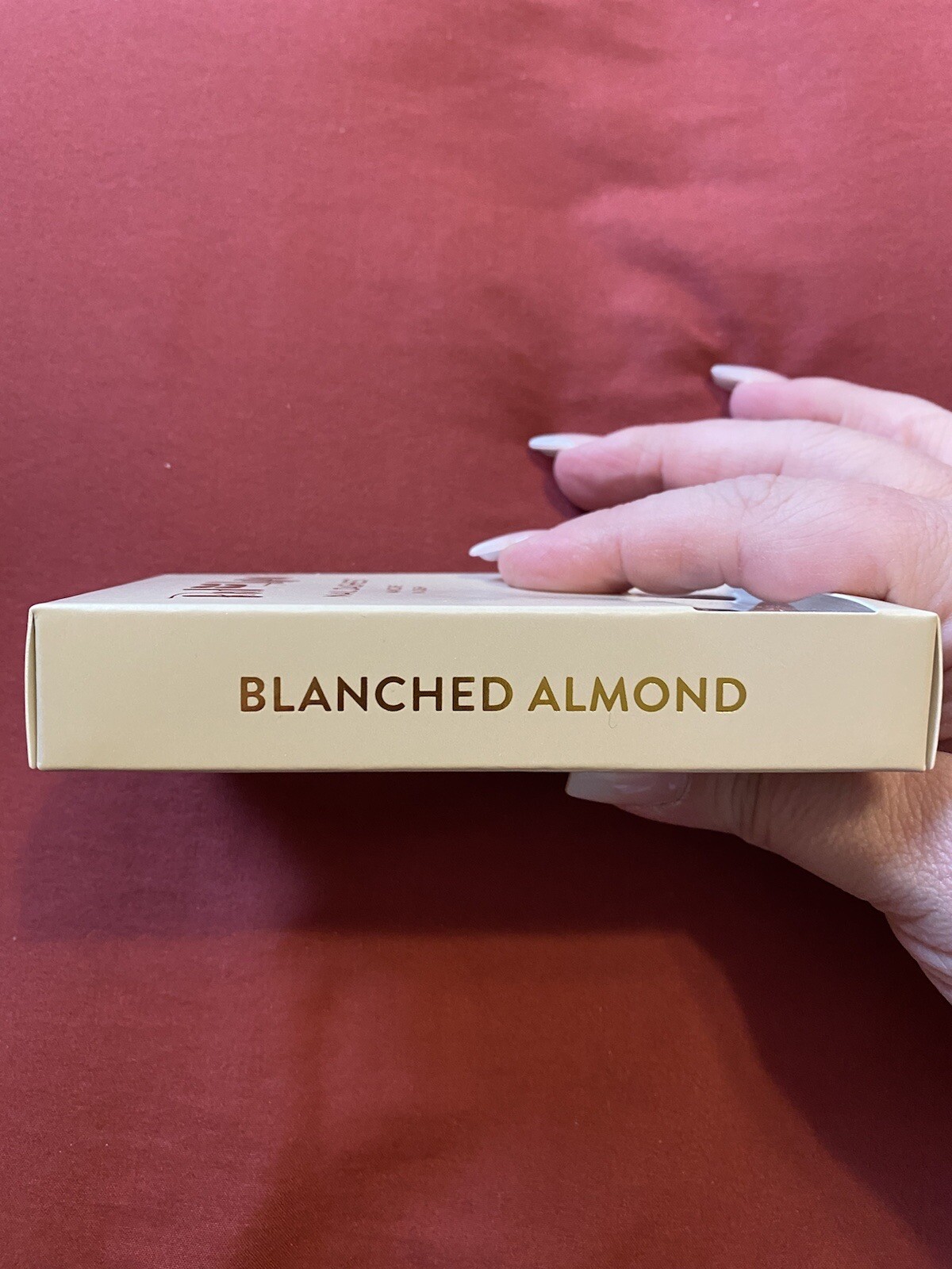 RED ASPEN Reusable Nail Dashes Extra Long Shiny Ballerina Blanched Almond 24 0 9