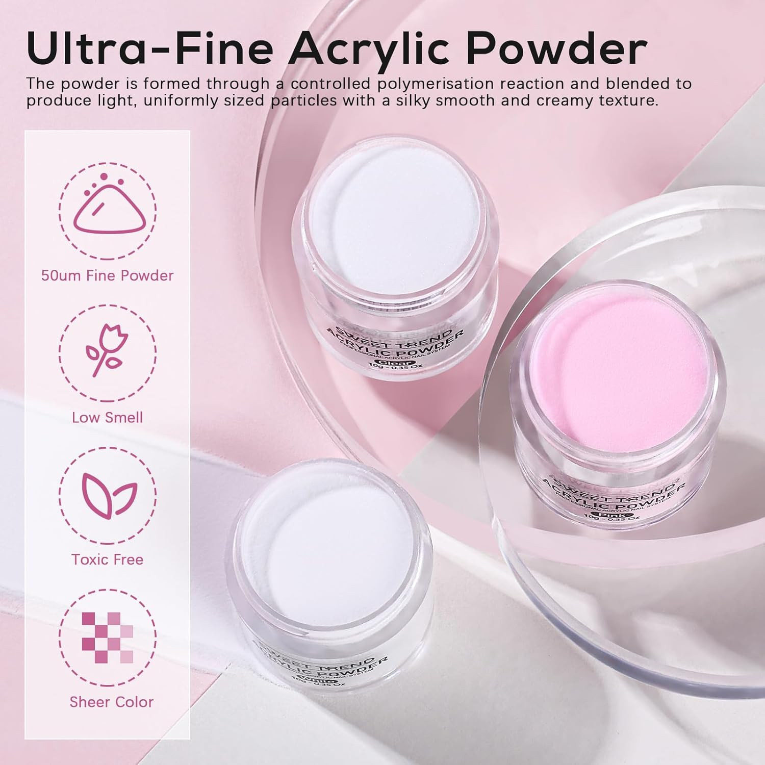 Acrylic Nail Kit for Beginners: Professional Acrylic Powder Set with Everything