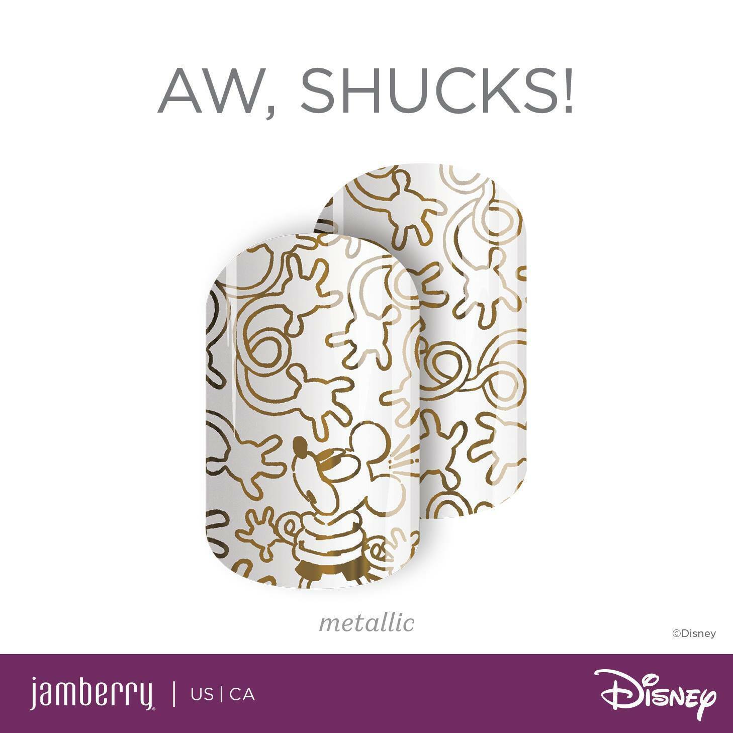 Jamberry Disney Nail Wrap. MINNIE MICKEY MOUSE – You Choose – Half Sheet