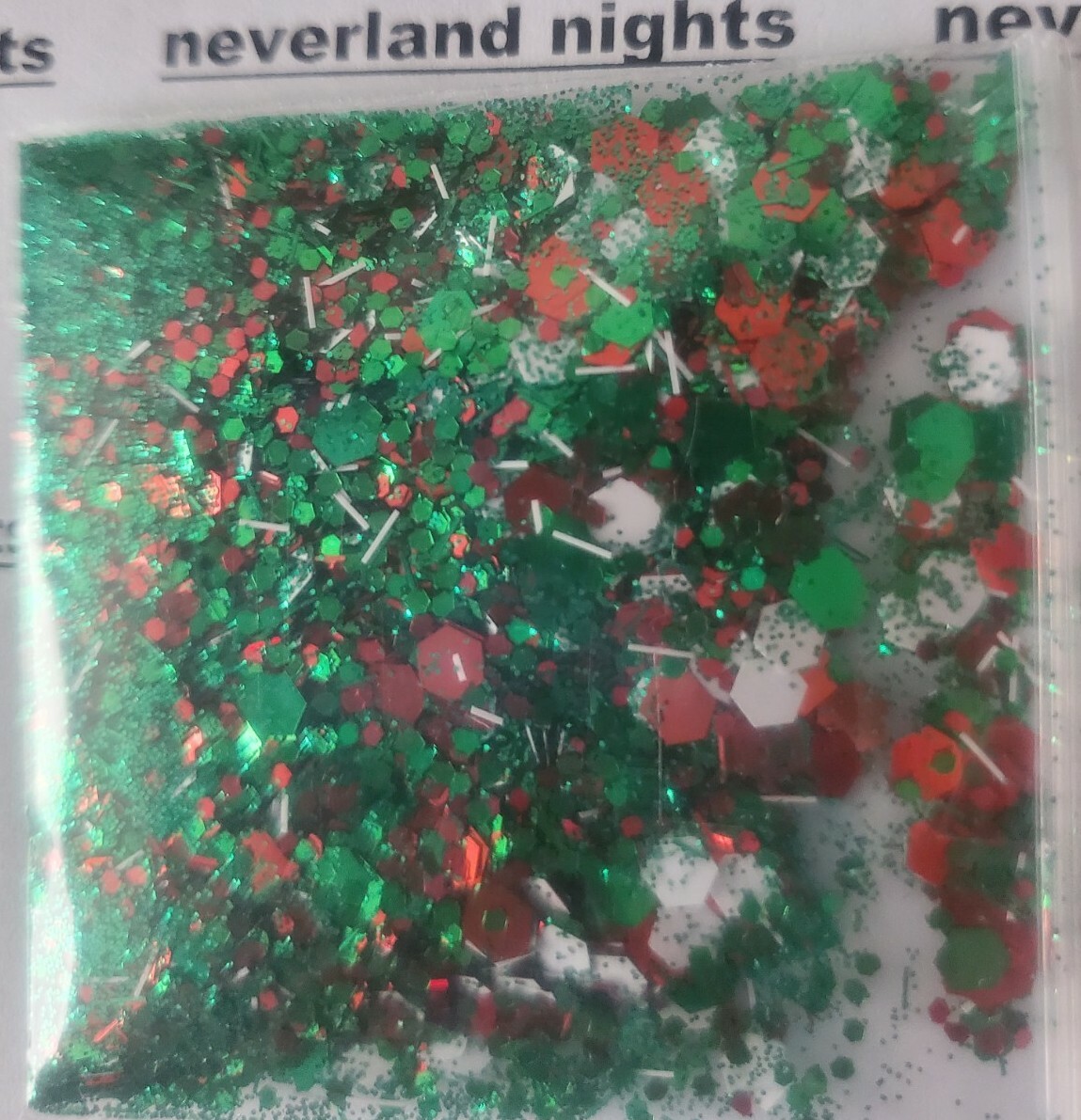 Holi-daze | Red & Green Glitter Mix|Holiday Nail Art|Acrylics & Gels,