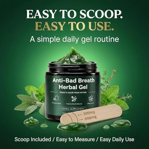 Anti-Bad Breath Herbal Gel Supplement – Body & Breath Odor Control from The Insi