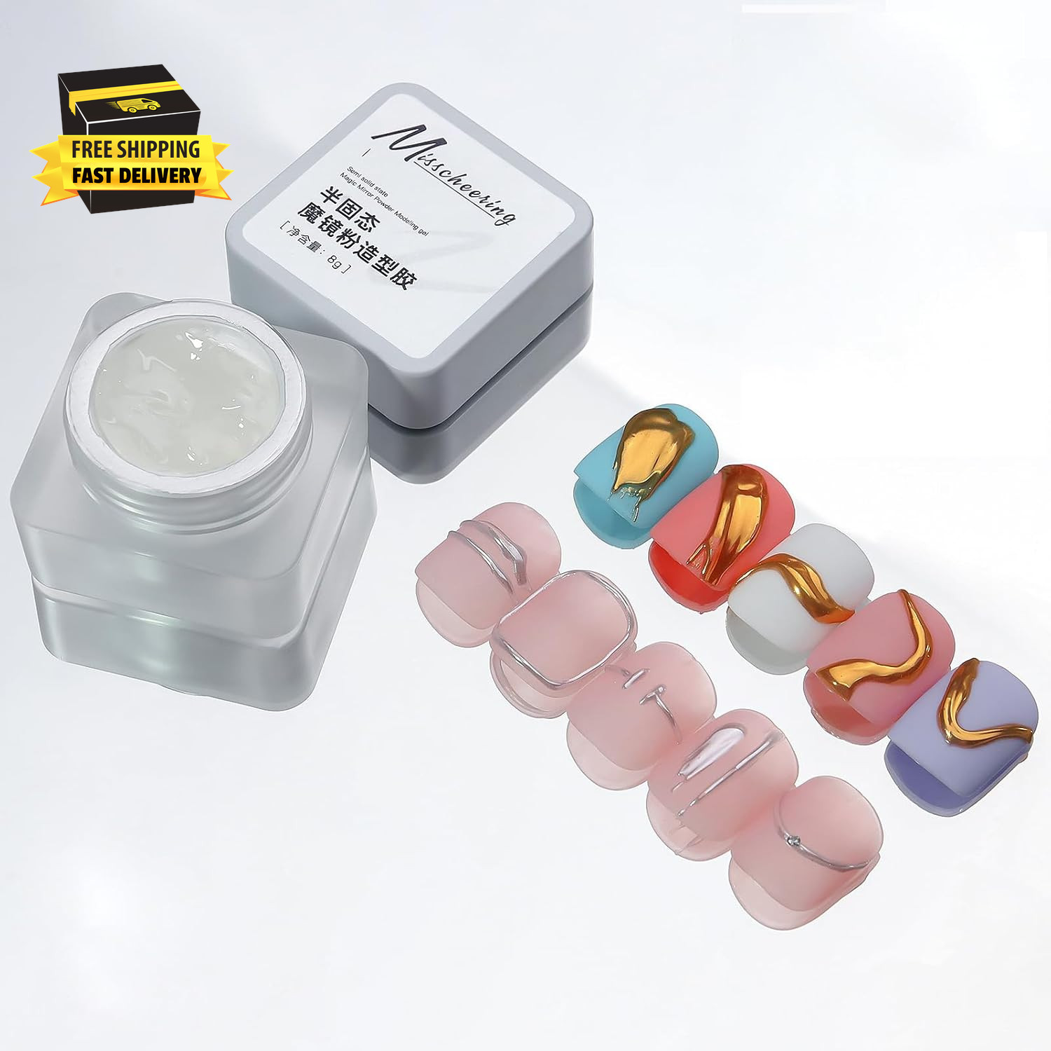 3D Painting Gel Nail Art for Nails Art Chrome Nail Powder Design Sculpting Gel f