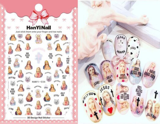 Nail Stickers Art Decal DIY Design Waterproof 3D Butterfly Heart Letters Gold US