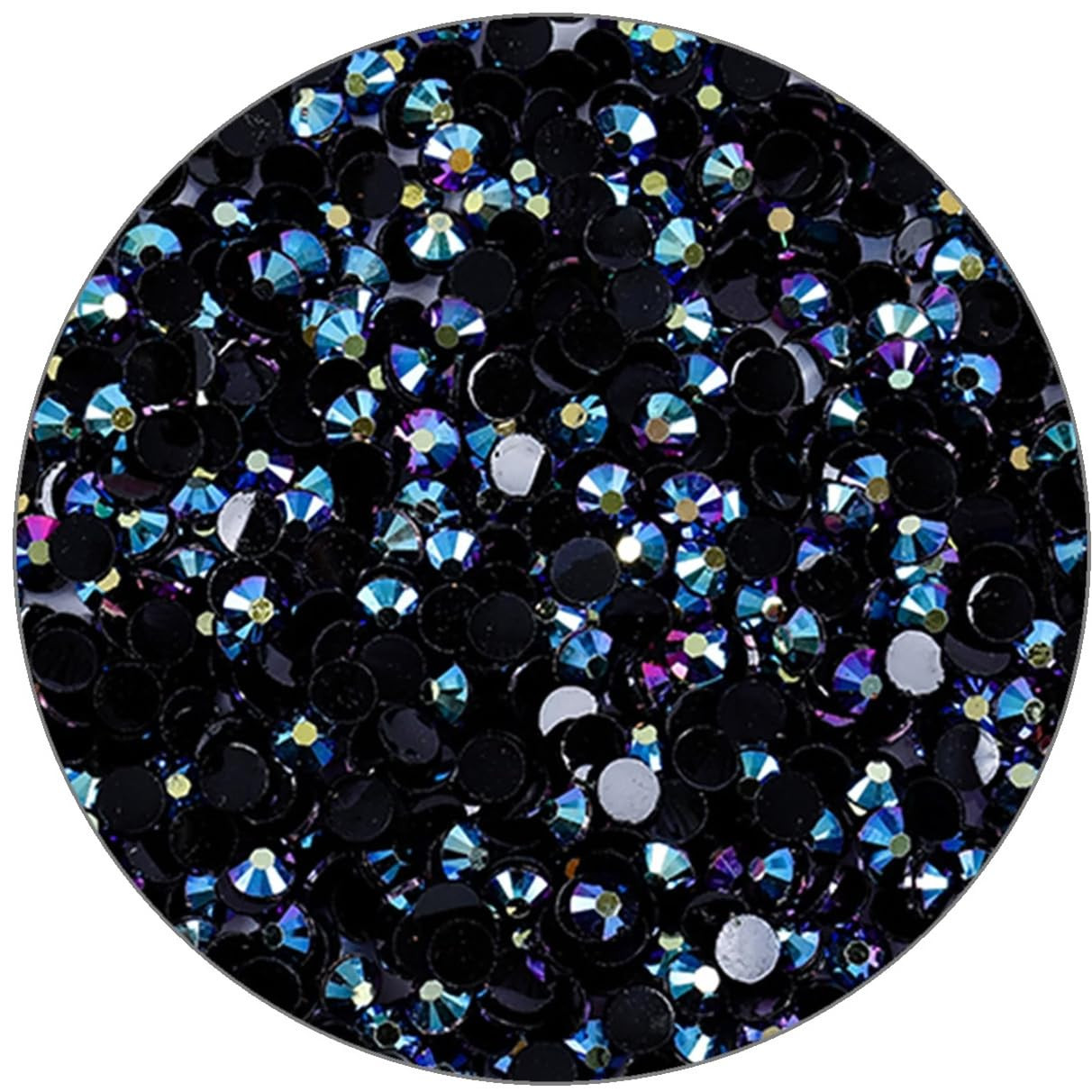 3000 Pieces SS12 3Mm Flatback Rhinestones Clear Glasses round Gems AB Crystals f
