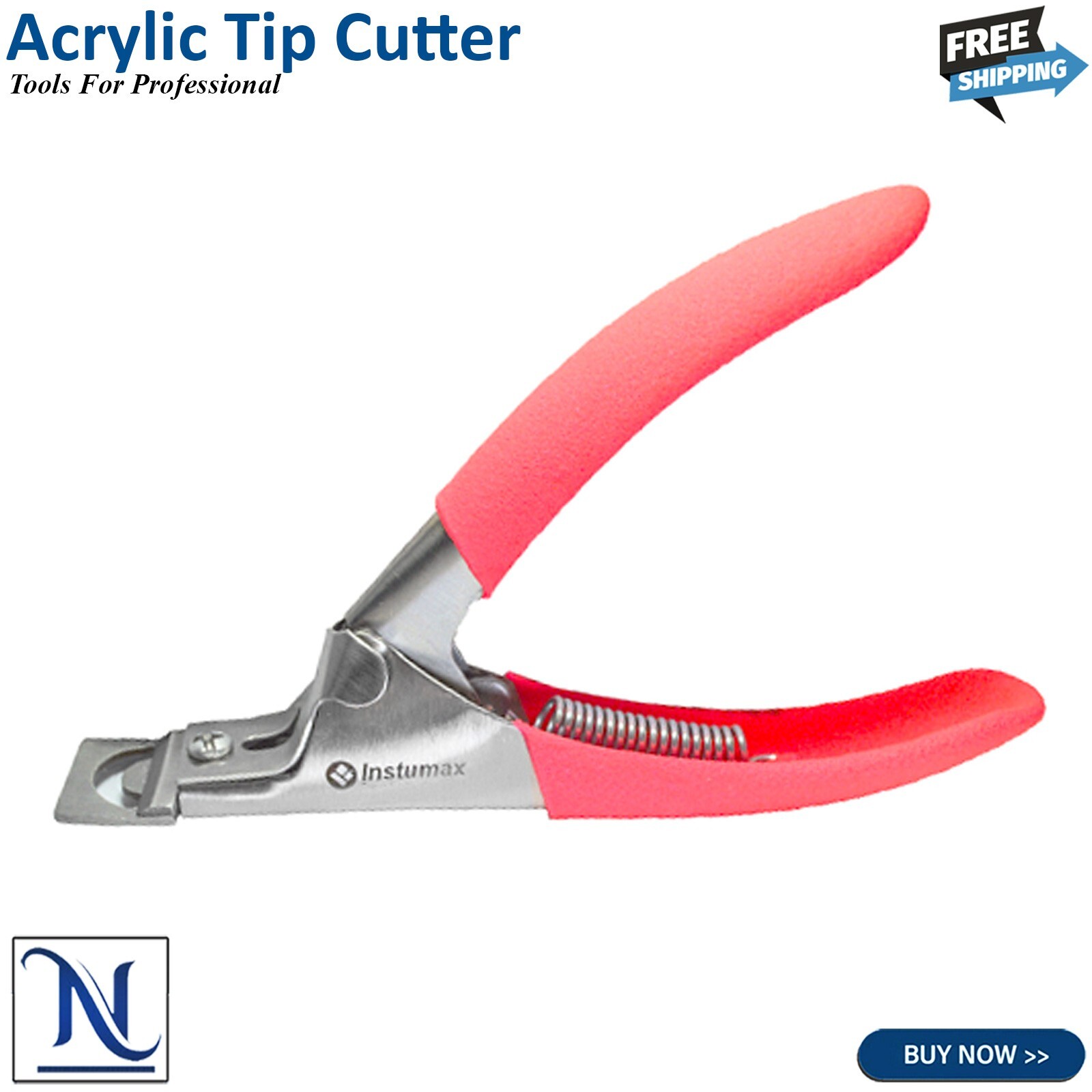Manicure Cutter Acrylic Nail Arts Scissors Gel False Clipper Fake Tips Trimmer