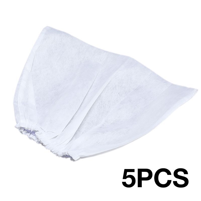 Nail Dust Collector Bags – White Non-Woven Fabric Replacement Tools for Manicure