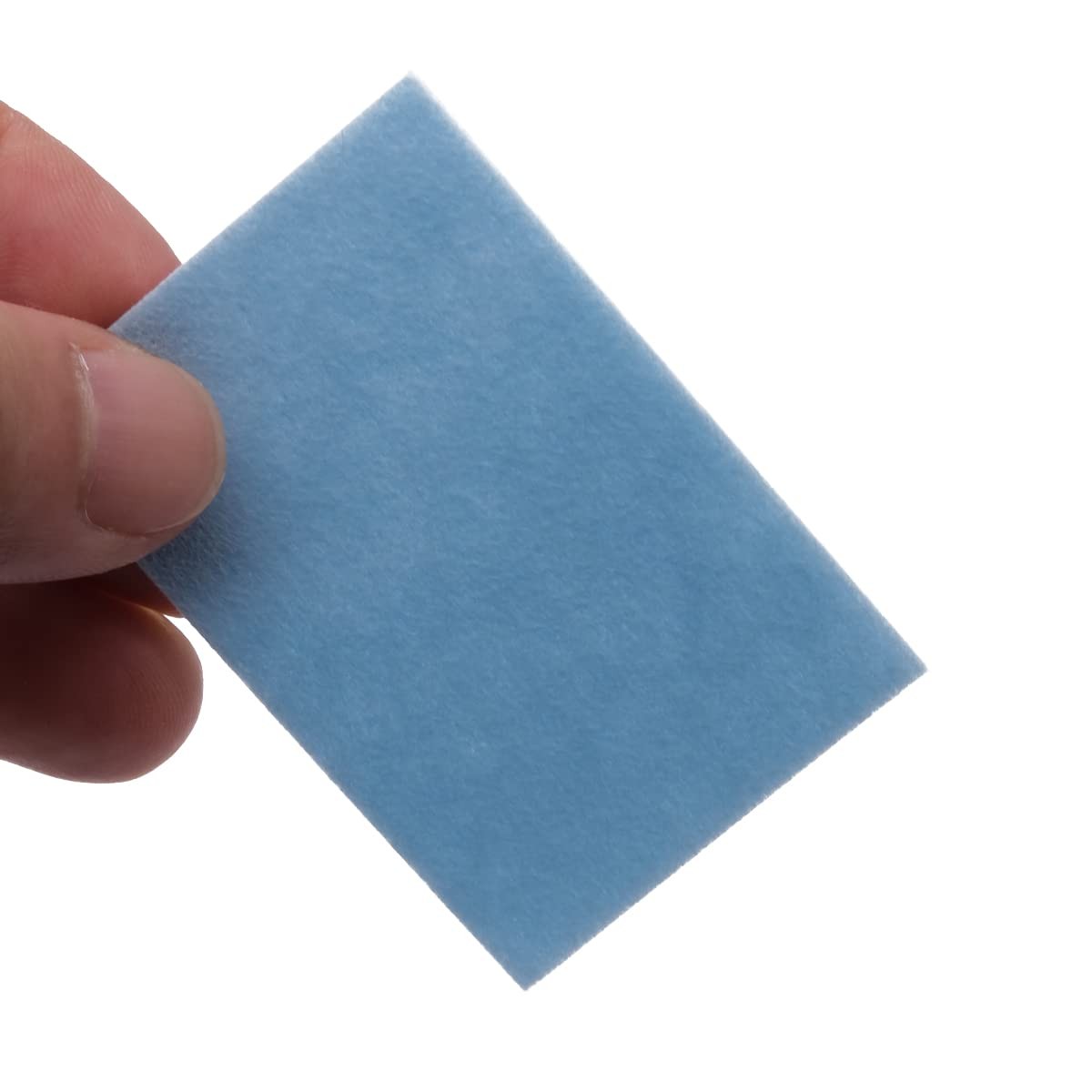 Aysekone 600 Pieces Disposable Nail Wipes Gel Polish Remover Pads Blue