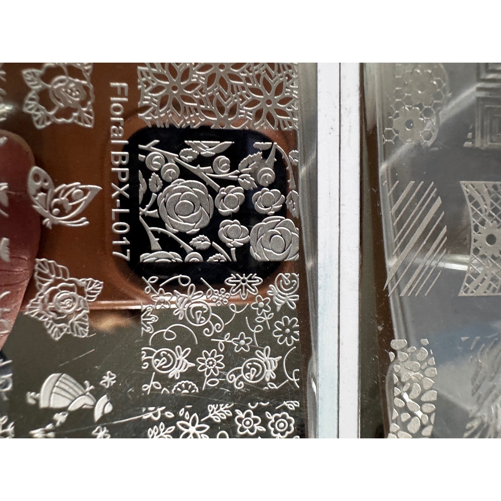 Born Pretty Nail Stamping Plates Set 6pc Silver New Floral Lace Tropical Animal