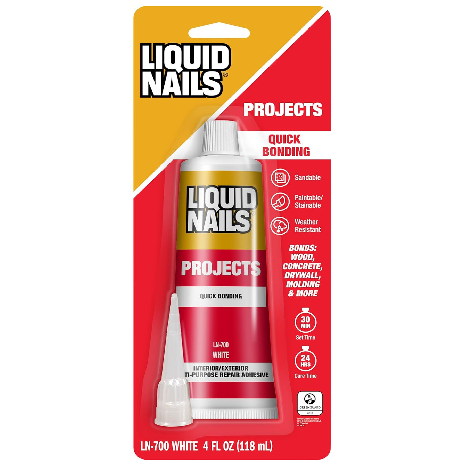 Liquid Nails LN-700 4-Ounce Small Projects and Repairs Adhesive