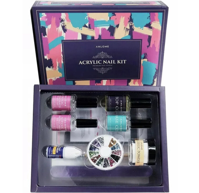 ANLOME Acrylic Nail Kit PREMIUM NAIL SYSTEM New Damaged Box