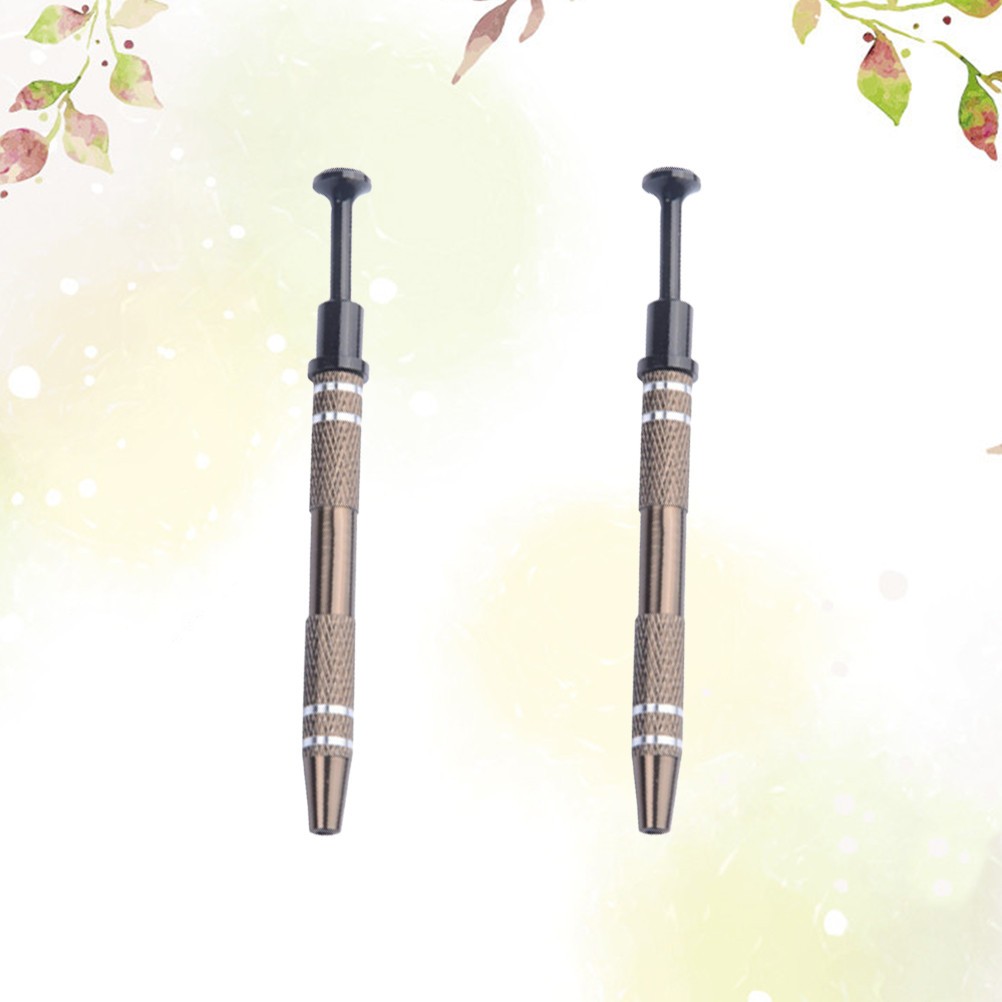 2 Pcs Small Nail Brush Accessories for Technician Cotton Claw Art Sculpture Pen