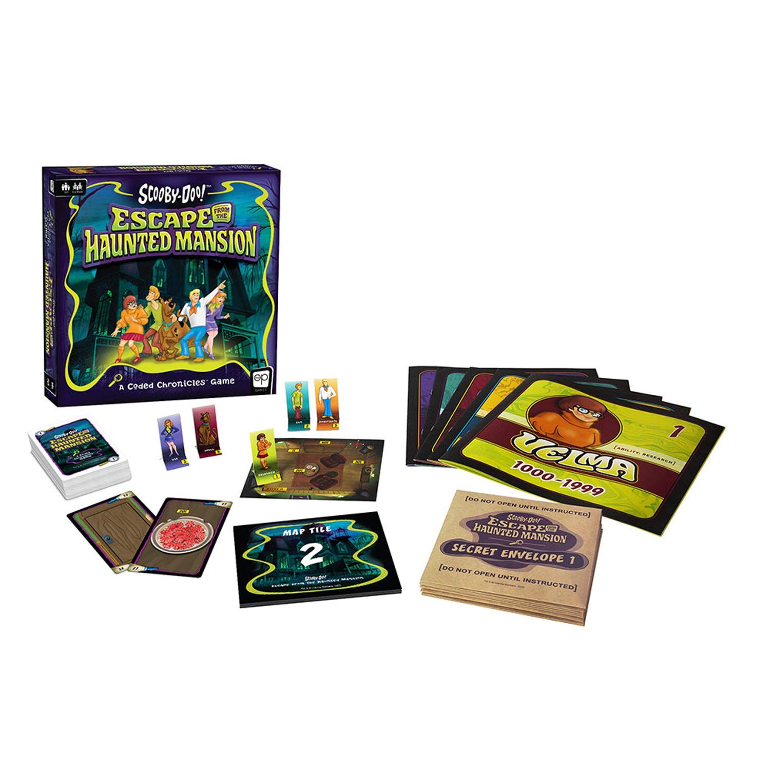 Scooby-Doo: Escape from The 10 inches x 10 x 2 inches, Multicolor