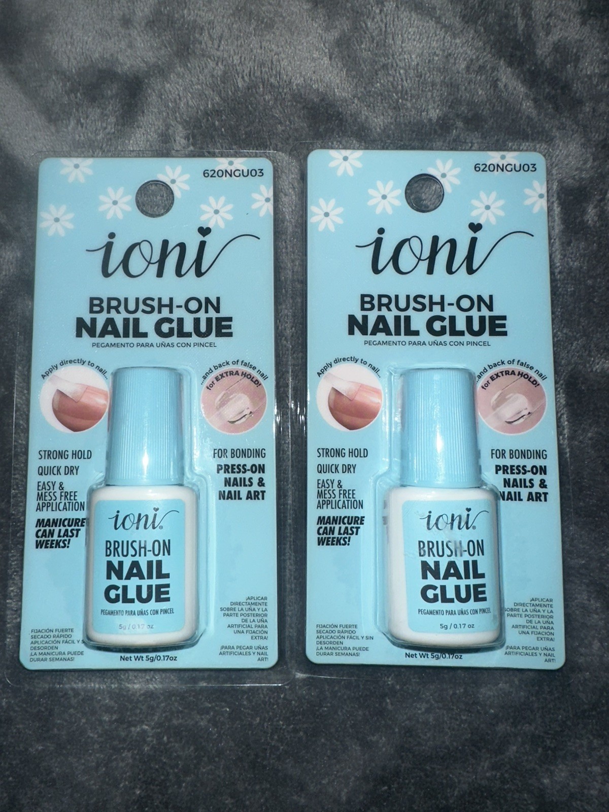 ioni Brush On Nail Glue Adhesive Glue