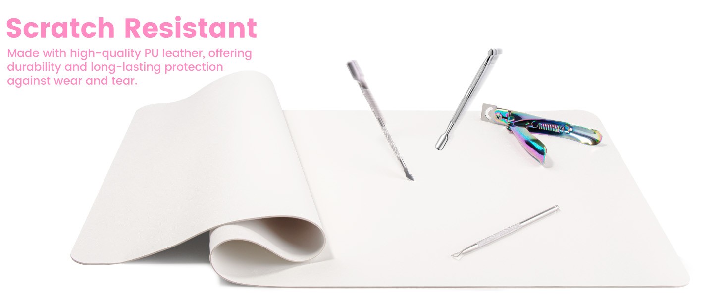 Nail Art Table Mat, (MAT ONLY) Foldable Nail Art Hand Rest Pad for Nail Arm