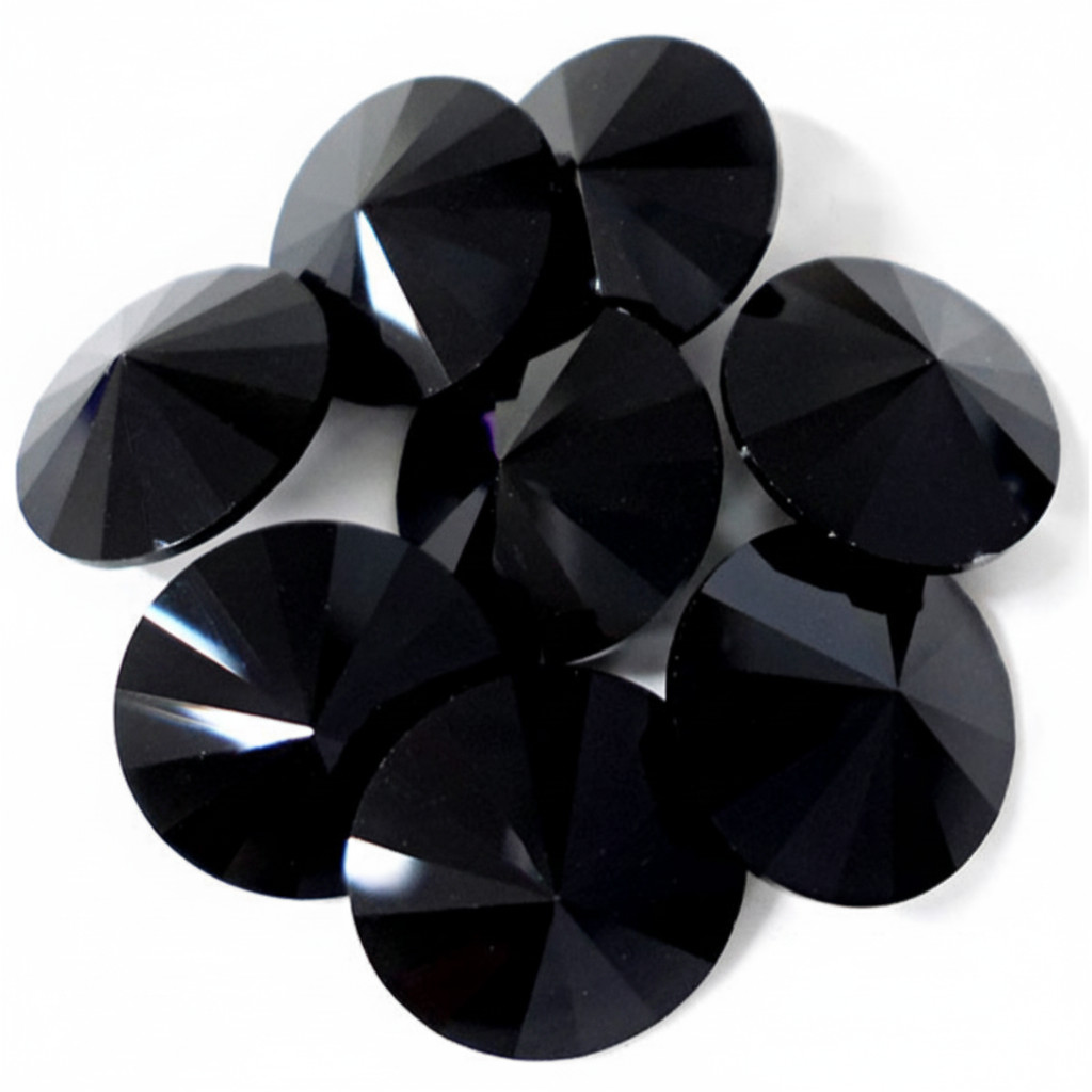 Swarovski 1122 Rivoli Round Stone SS47 10.7mm Pointed Back Crystal 2pcs