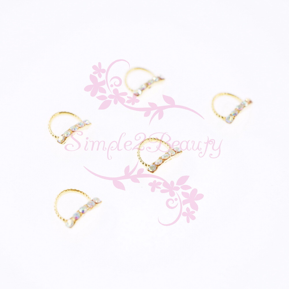 20 Hollow Design Japanese Style Alloy Charms Nail Art Manicure Jewelry DIY Decor