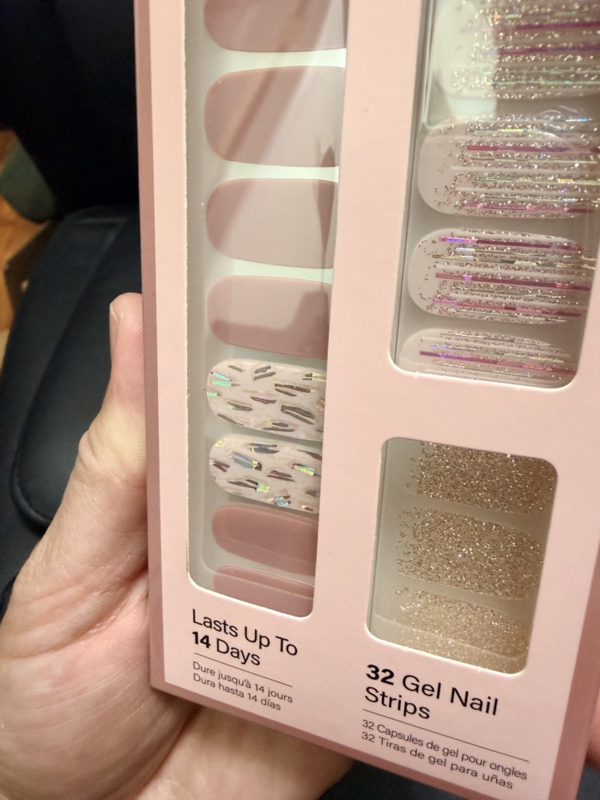 Dashing Diva Gloss Ultra Shine Gel Color 112 Gel Nail Strips After Glow blush