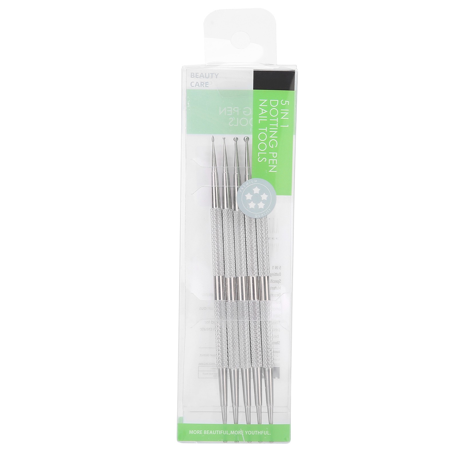 5pcs DIY Nail Art Dotting Pen For Professional Nail Salons