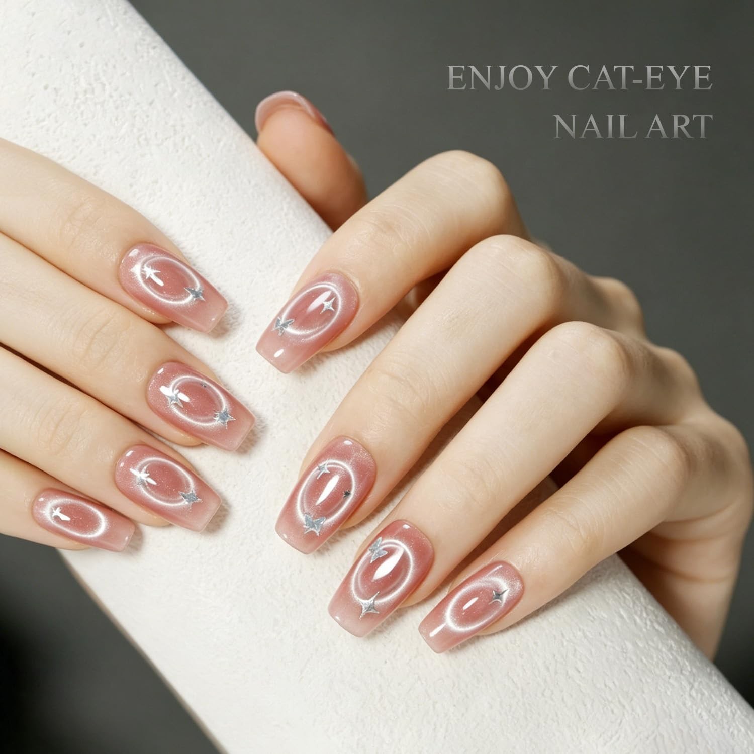 Ring Cat Eye Magnet Set for Nails with Hollow Circle,Ball Magnet & 3-in-1 Mag…
