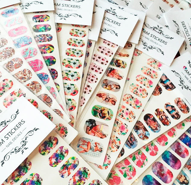 Galaxy Nail Art Stickers Transfers Decals Set of 22 – A1011