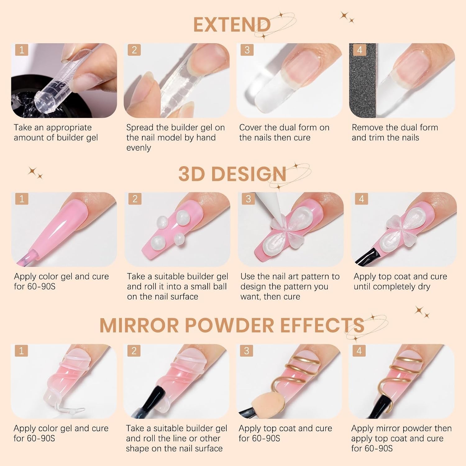 Solid Builder Gel for Nail Extensions
