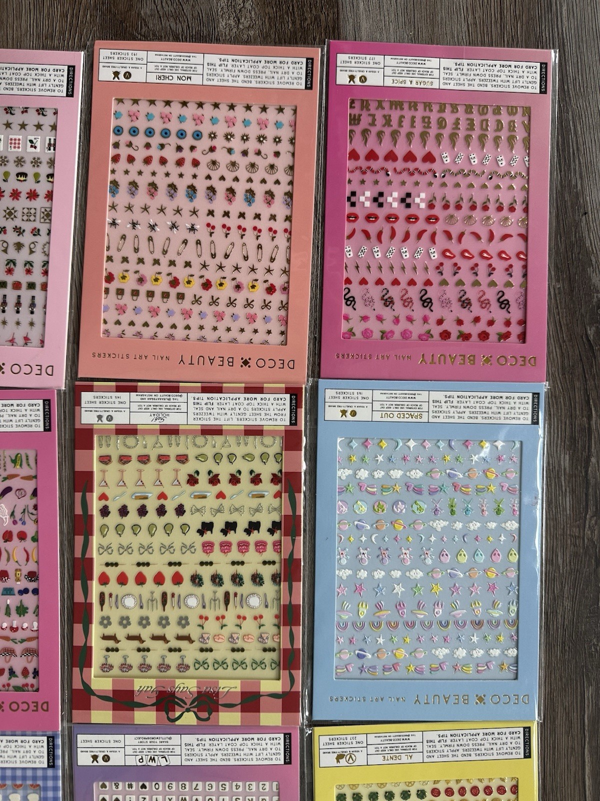 Deco Beauty Nail Art Sticker Lot 54 Sheets New Coquette Miffy Floral Rare SEALED