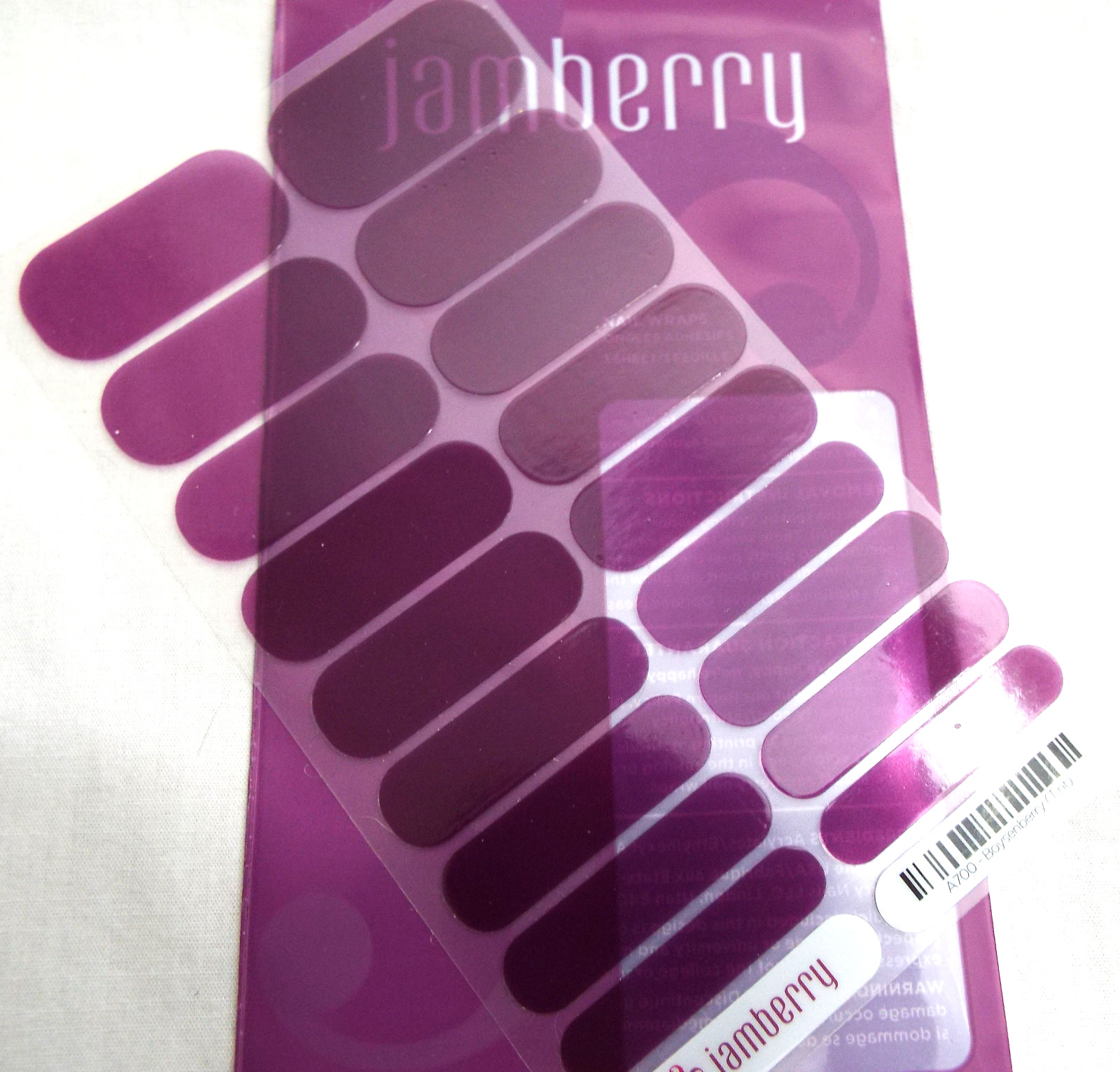 Jamberry Boysenberry Tint A700 Full Sheet