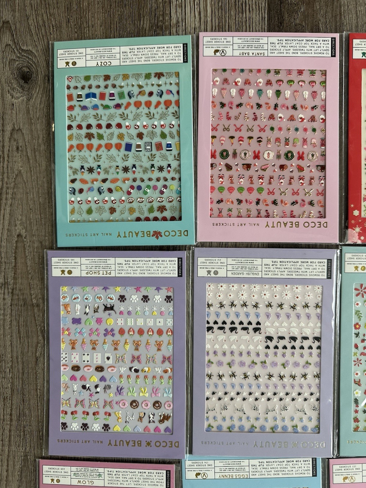 Deco Beauty Nail Art Sticker Lot 54 Sheets New Coquette Miffy Floral Rare SEALED