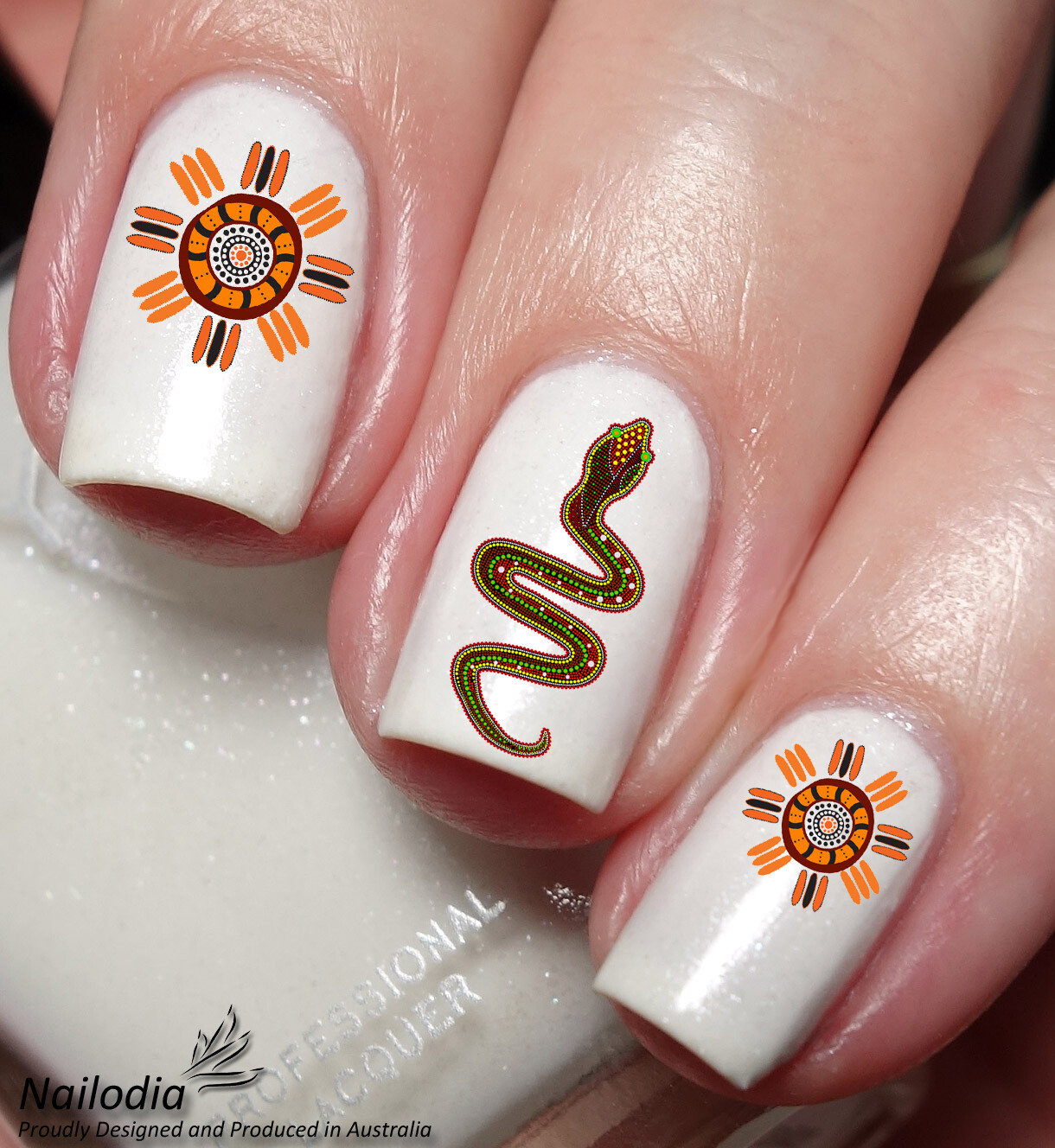 Australia Aboriginals Indigenous Painting Nail Art Decal Sticker