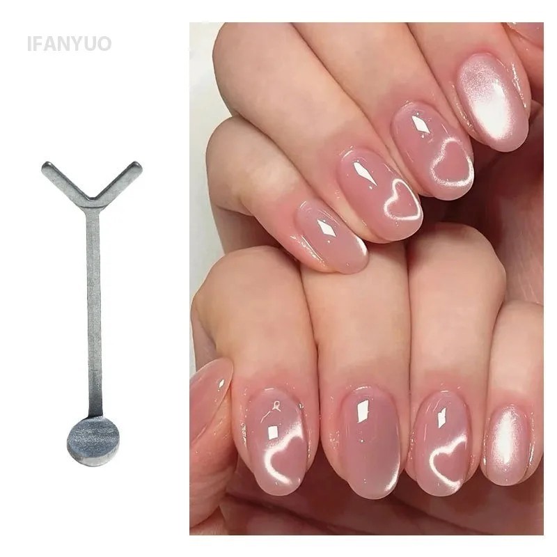 Heart Cat Eye Nail Magnet Y Shape Love Pattern Tool UK