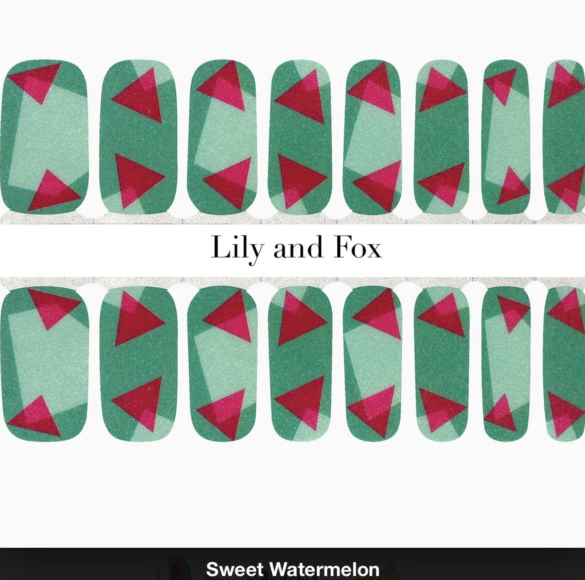 Lily and Fox Nail Polish Strips Wraps LOT OF FIVE (5) Self Adhesive Manicure NEW