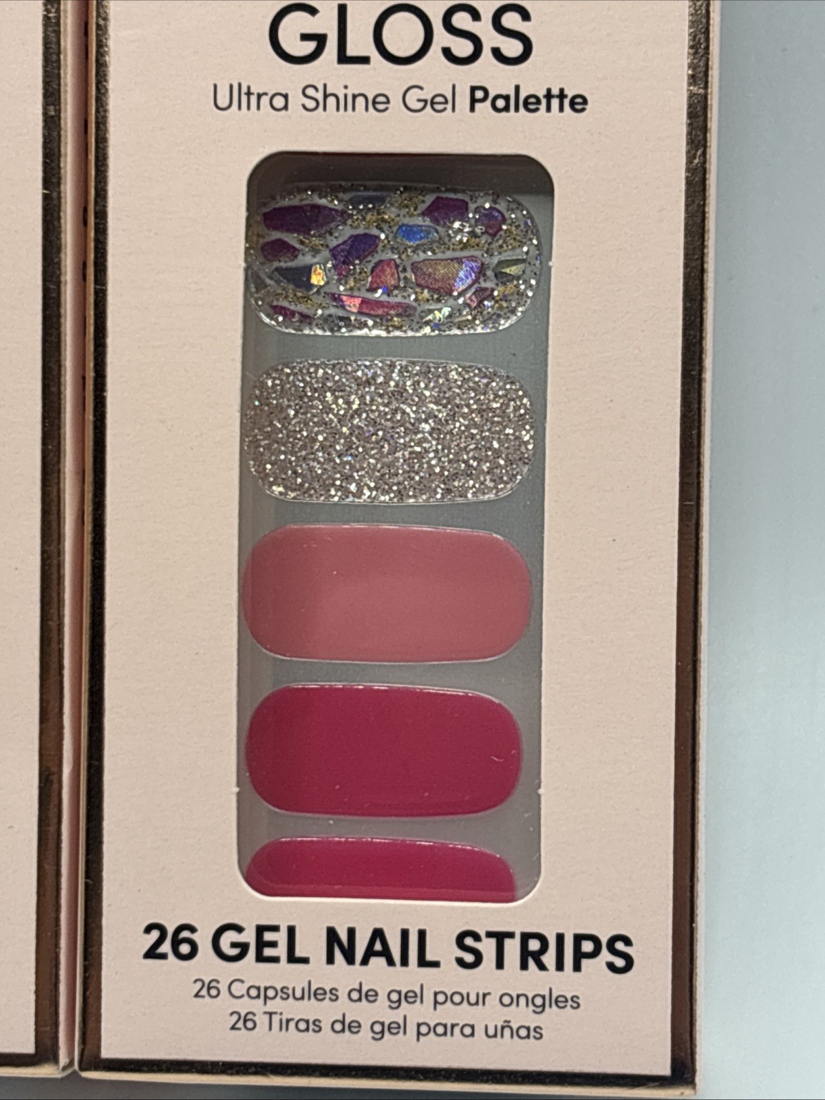 Dashing Diva Gloss Ultra Shine Gel Palette- 26 Gel Nail Strips PALM BEACH NIB