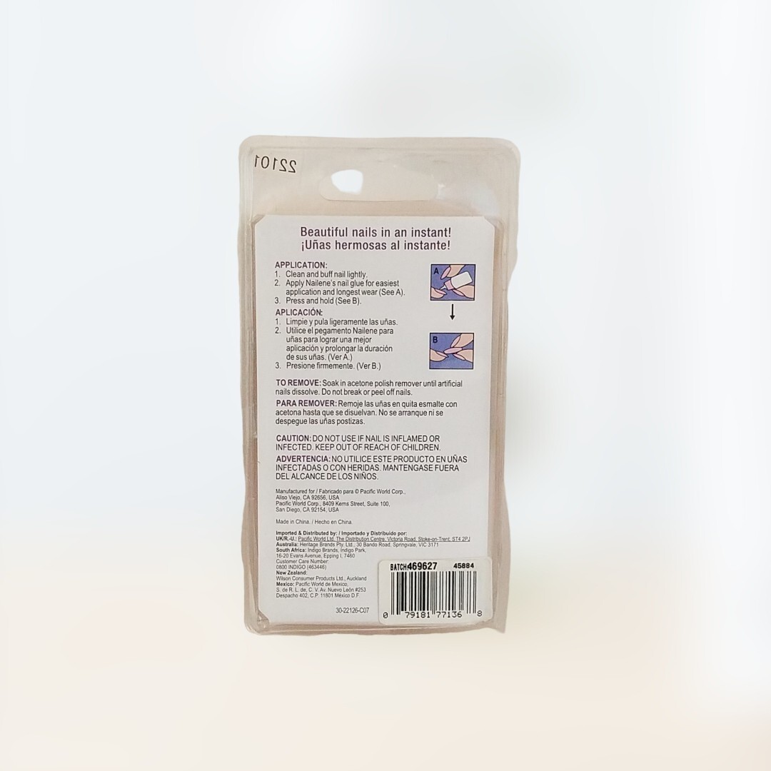 Nailene DAILY WEAR NATURALS Active Length Salon Quality 24 Nails 22101