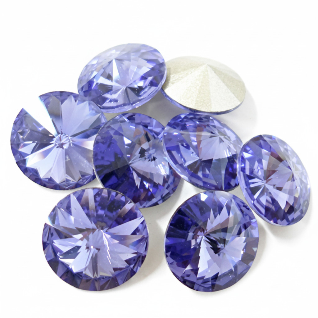 Swarovski 1122 Rivoli Round Stone SS47 10.7mm Pointed Back Crystal 2pcs