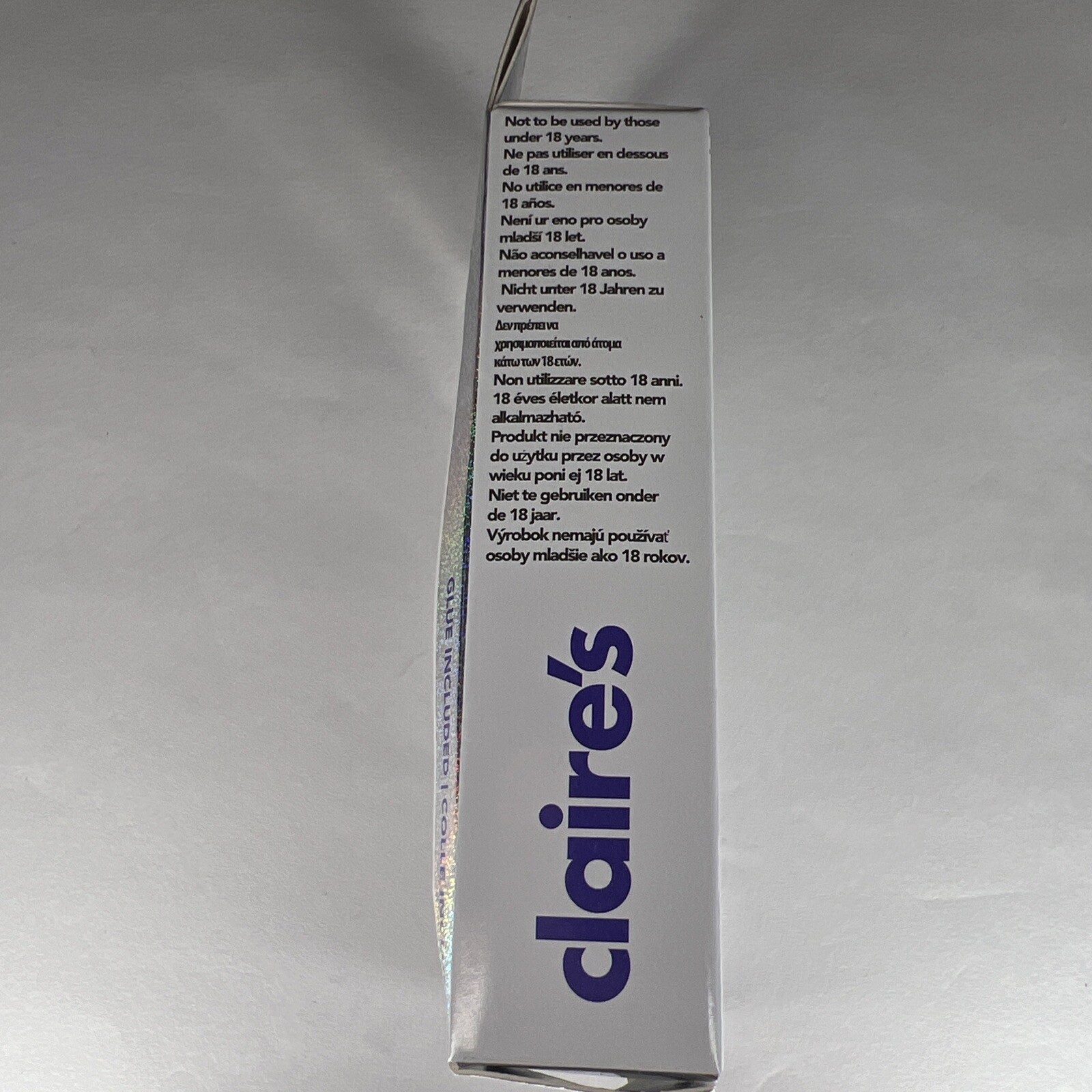 24pc Claire’s Fake False Press On Nails Glue On Vegan Green Matte Coffin