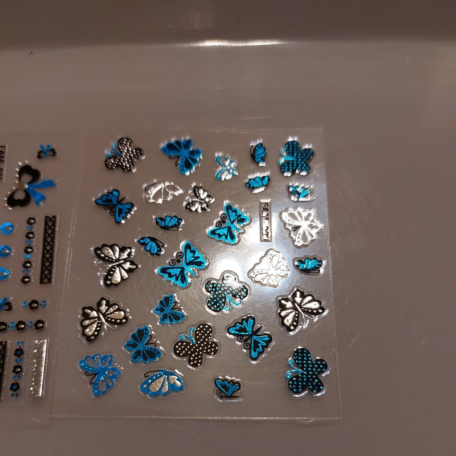 5 X Small Sheets Of Nail Art Stickers (Dn214) New