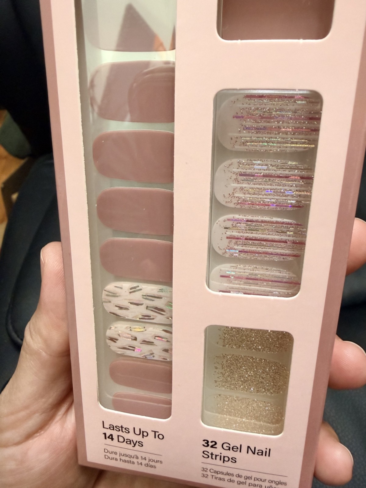 Dashing Diva Gloss Ultra Shine Gel Color 112 Gel Nail Strips After Glow blush