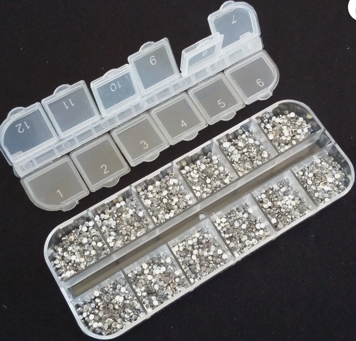 2000pcs RHINESTONES GEMS CRYSTALS NAIL ART DECOR 💖 CRAFT