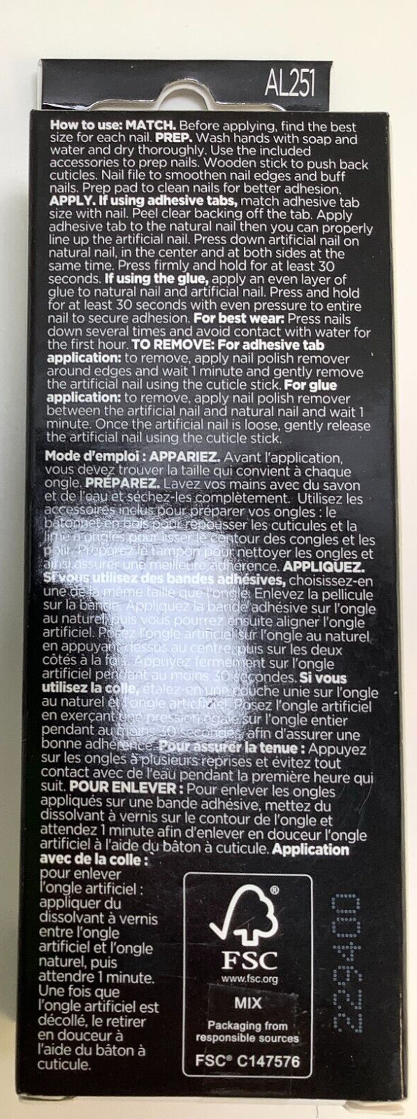 Sally Hansen Salon Effects Perfect Manicure, Almond Nail, Ride The Wave, 4 Pack