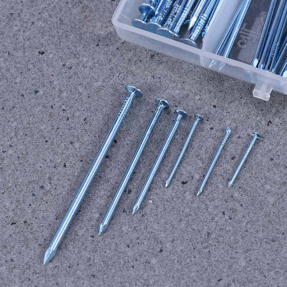 picture hanging hardware Brad Nails Assortment 280 in 1 Zinc Plated Nails
